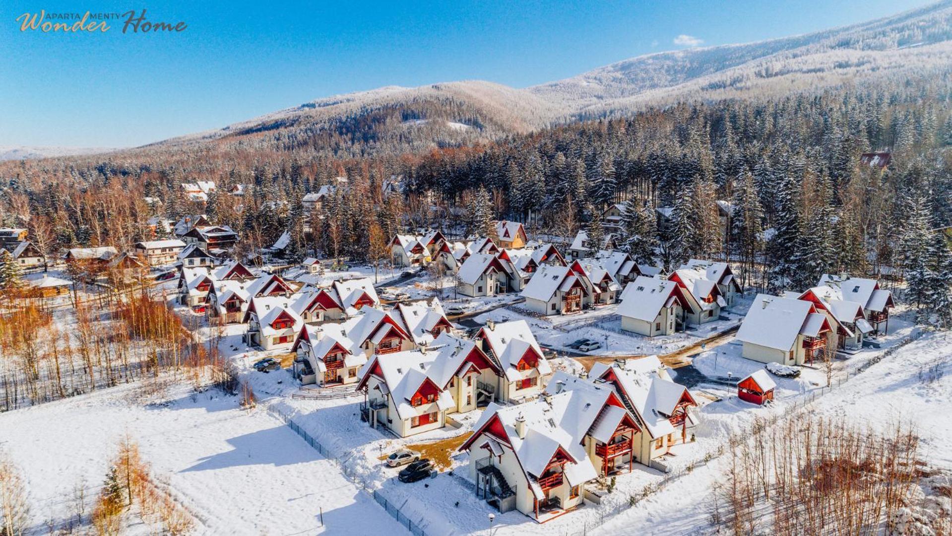 Wonder Home - Domki Gorskie Na Osiedlu Dozorowanym, Z Kominkami I Placem Zabaw Karpacz Luaran gambar